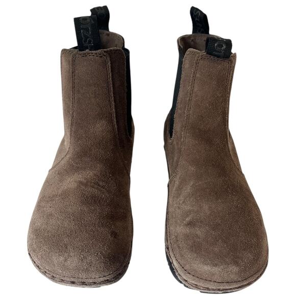 OTZ Paso Suede Chelsea Ankle Slip On Boots Coffee Bean Brown Size US Women 6 - Picture 4 of 8